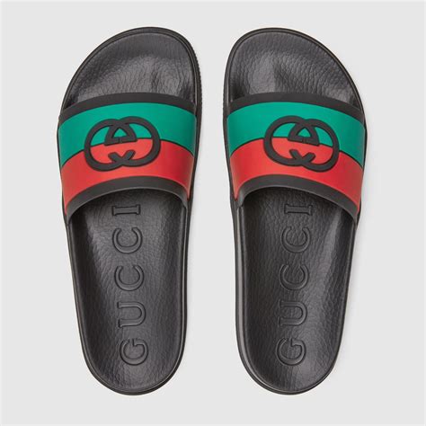 sandalias para hombre gucci 1.1 eeuu|Gucci Sandalias tipo chancla con GG entrelazada para hombre.